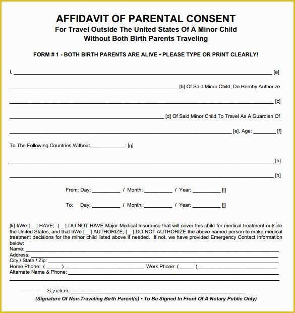 Free Child Travel Consent form Template Of Sample Free Child Travel Consent form Template – Radiofama