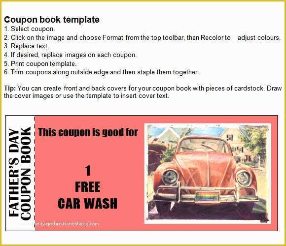 Free Children&amp;#039;s Book Template Of 7 Coupon Books Psd Pdf