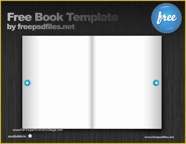 Free Children's Book Template Of Book Psd Template Free Psd Files