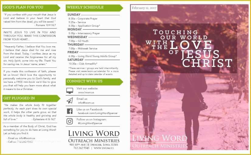 Free Children's Church Bulletin Templates Of Church Bulletin Ideas Examples Of Church Bulletins and