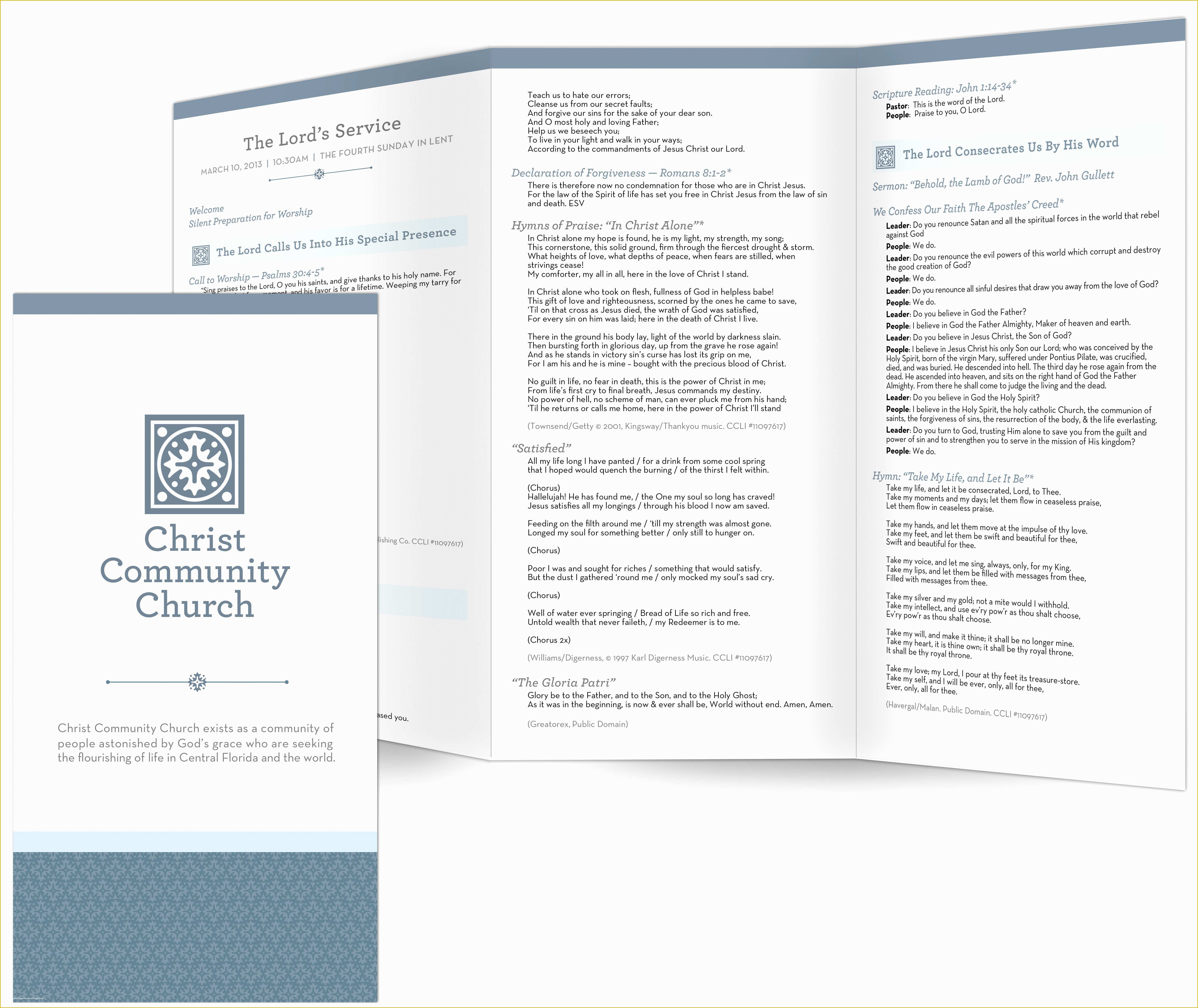 Free Children's Church Bulletin Templates Of Church Bulletin Templates