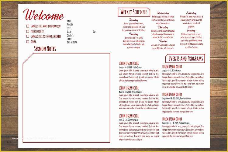 Free Children's Church Bulletin Templates Of Free Church Bulletin Templates Customize In Microsoft Word