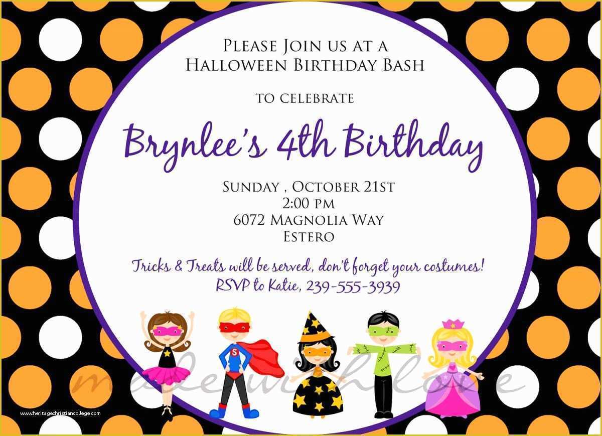 Free Childrens Party Invites Templates Of Birthday Invitations Childrens Birthday Party Invites