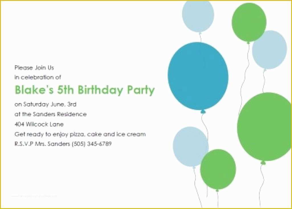 Free Childrens Party Invites Templates Of Birthday Invitations Free Printable Kids Party Templates