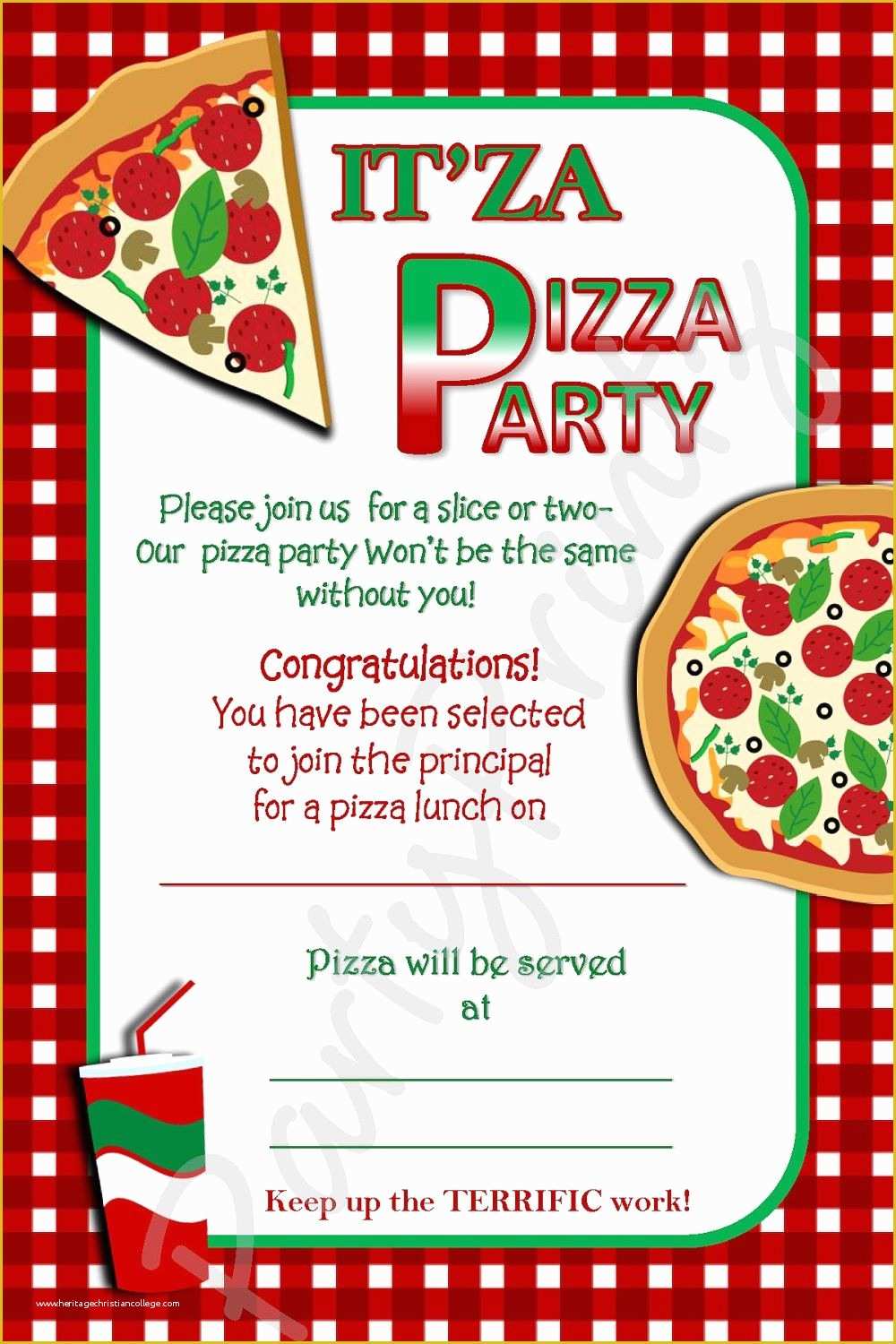 Free Childrens Party Invites Templates Of Pizza Party Invitations Party Invites