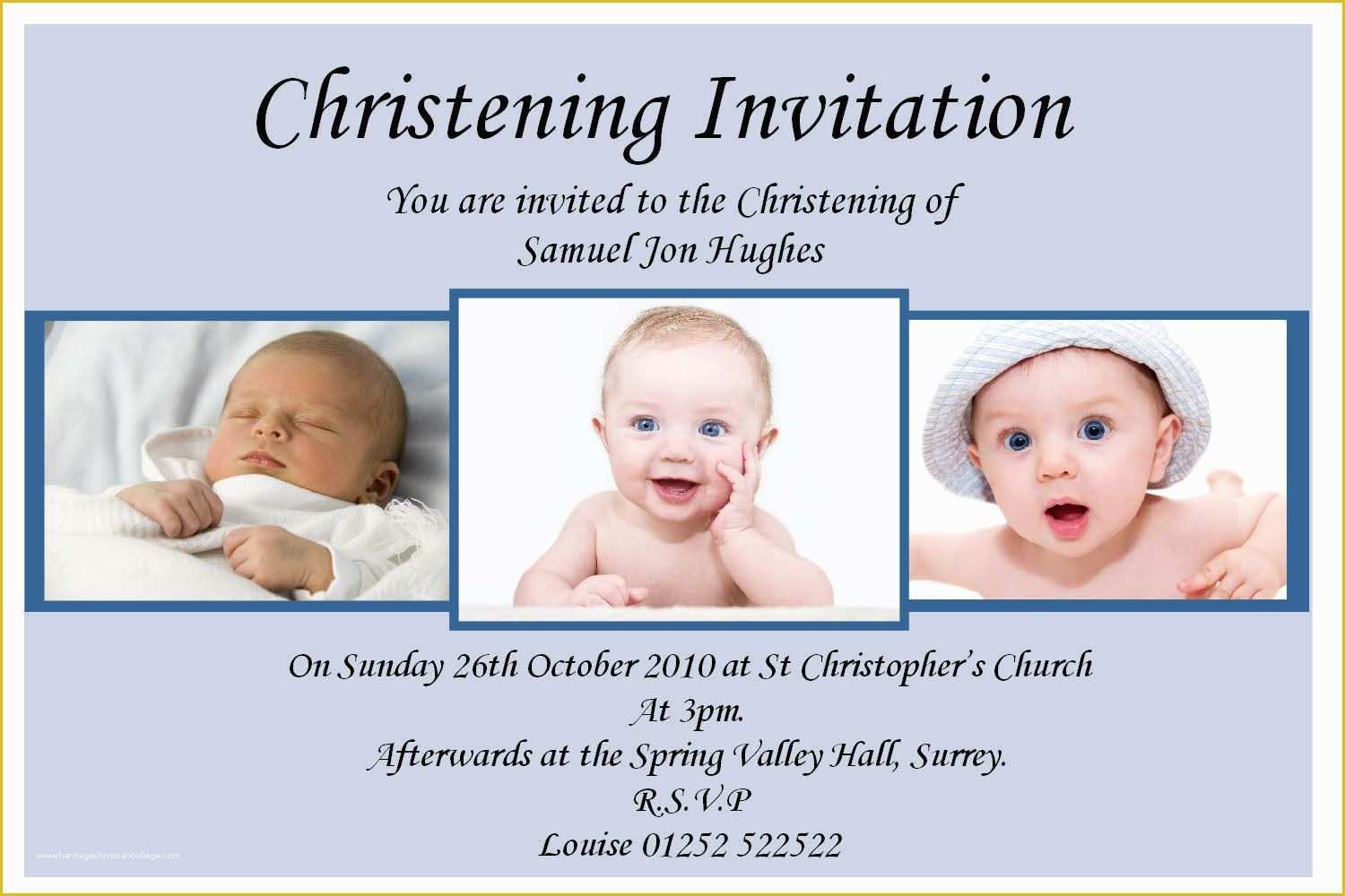 Free Christening Invitation Template for Baby Boy Of Baptism Invitation Baptism Invitation for Boys Baptism
