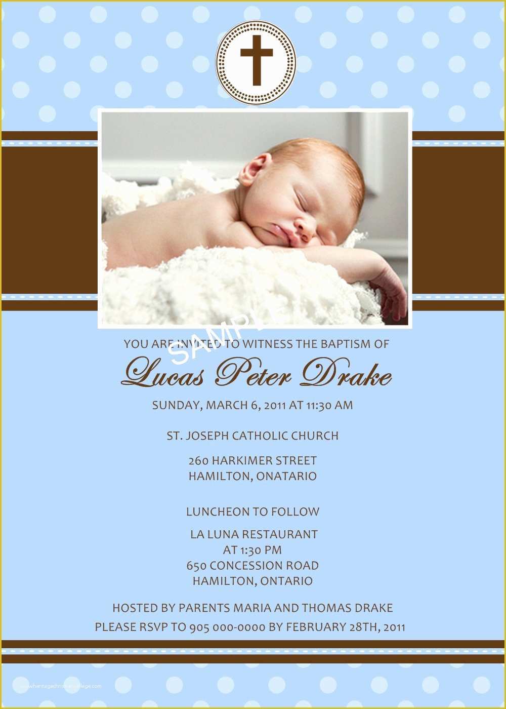 Free Christening Invitation Template for Baby Boy Of Baptism Invitation Baptism Invitations In Spanish New