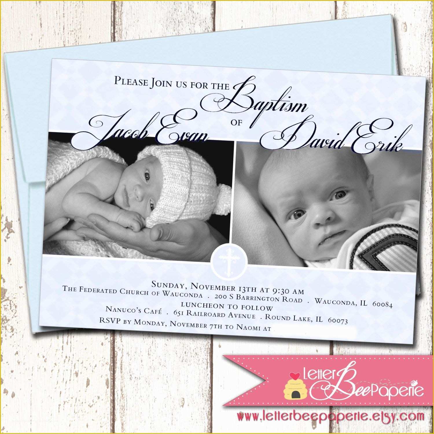 Free Christening Invitation Template for Baby Boy Of Baptism Invitation for Boys Christening Invitation for