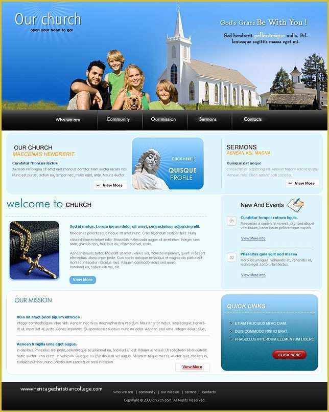 Free Christian Website Templates Of 13 Best S Of Professional Church Website Headers