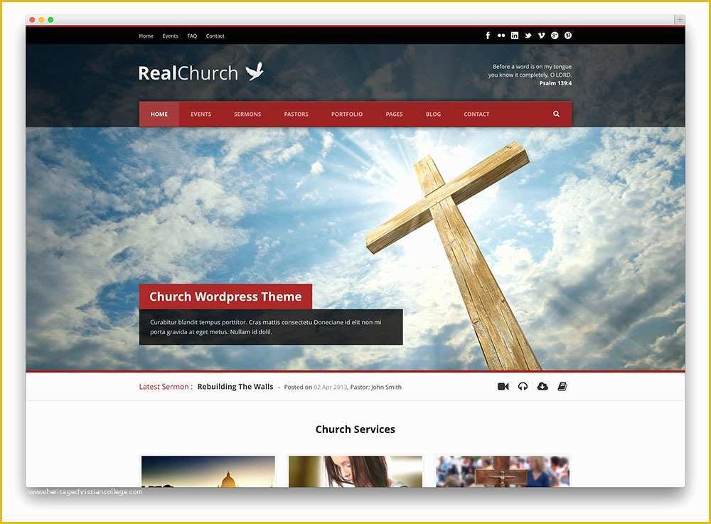 Free Christian Website Templates Of 15 Beautiful & Clean Church Wordpress themes 2017 Colorlib