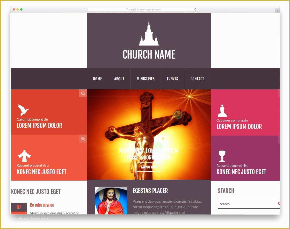 Free Christian Website Templates Of 21 Best Free Church Website Templates to Preach Gospel