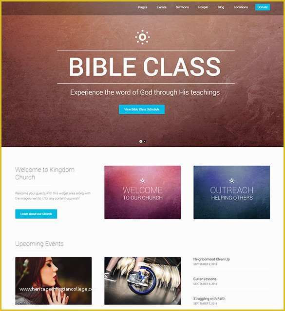 Free Christian Website Templates Of 21 Church HTML5 themes & Templates