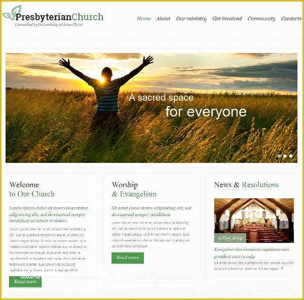 Free Christian Website Templates Of 40 Church Website themes &amp; Templates