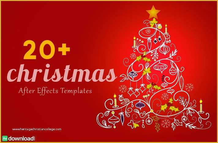 Free Christmas after Effects Templates Of 30 top Christmas after Effects Free Template Free after