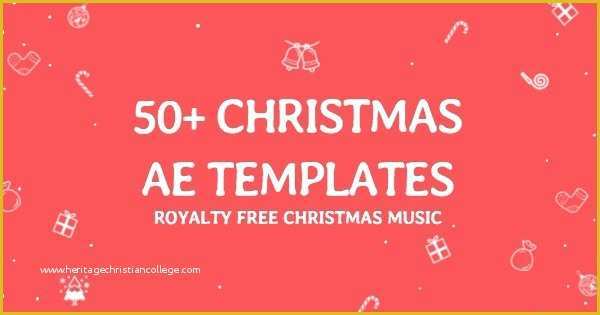 Free Christmas after Effects Templates Of 50 Christmas after Effects Template & Royalty Free