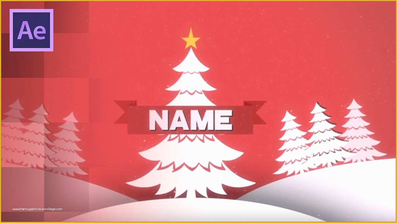 Free Christmas after Effects Templates Of Christmas after Effects 2d Intro Template Free Download
