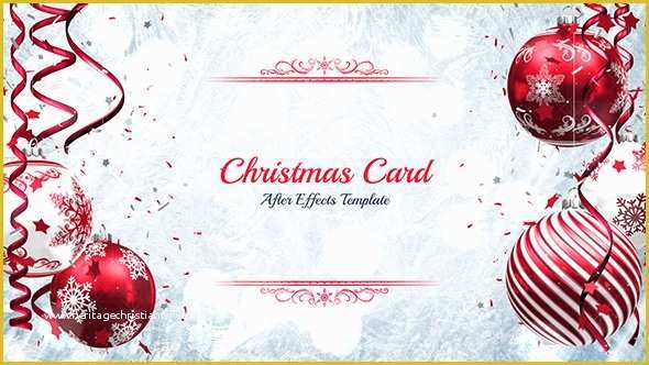 Free Christmas after Effects Templates Of Christmas Card after Effects Template
