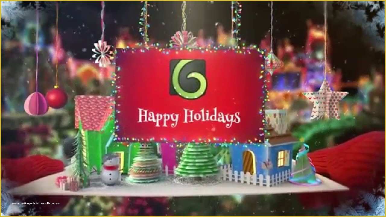 Free Christmas after Effects Templates Of Christmas Paper Card Videohive after Effects Template