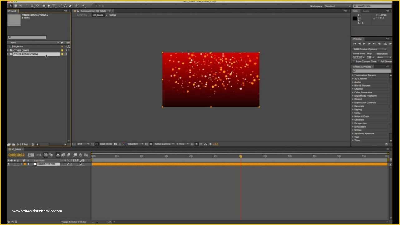 Free Christmas after Effects Templates Of Free after Effects Template Christmas Snow Tutorial