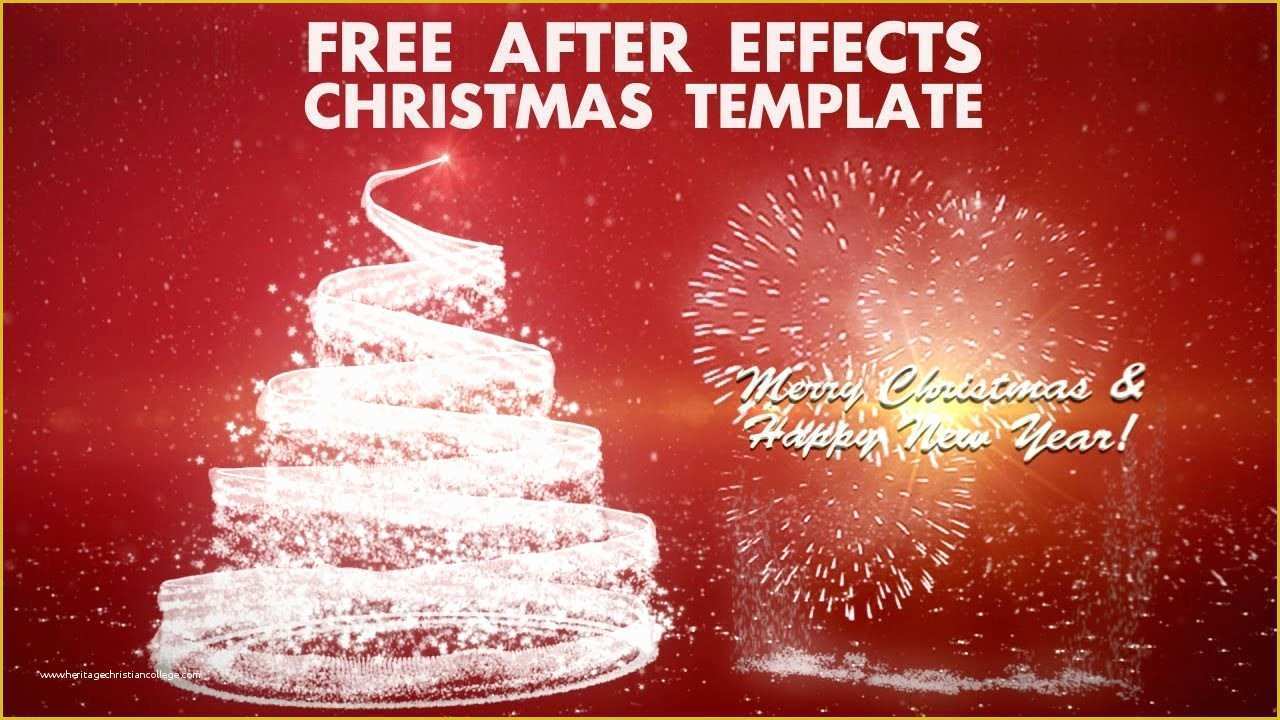 Free Christmas after Effects Templates Of Free Christmas Ecard Templates for Business – Merry