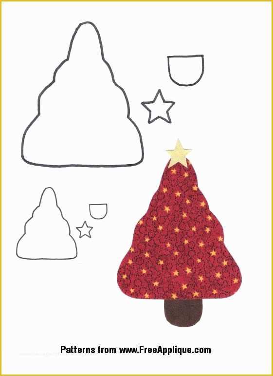 Free Christmas Applique Templates Of 17 Best Ideas About Tree Patterns On Pinterest