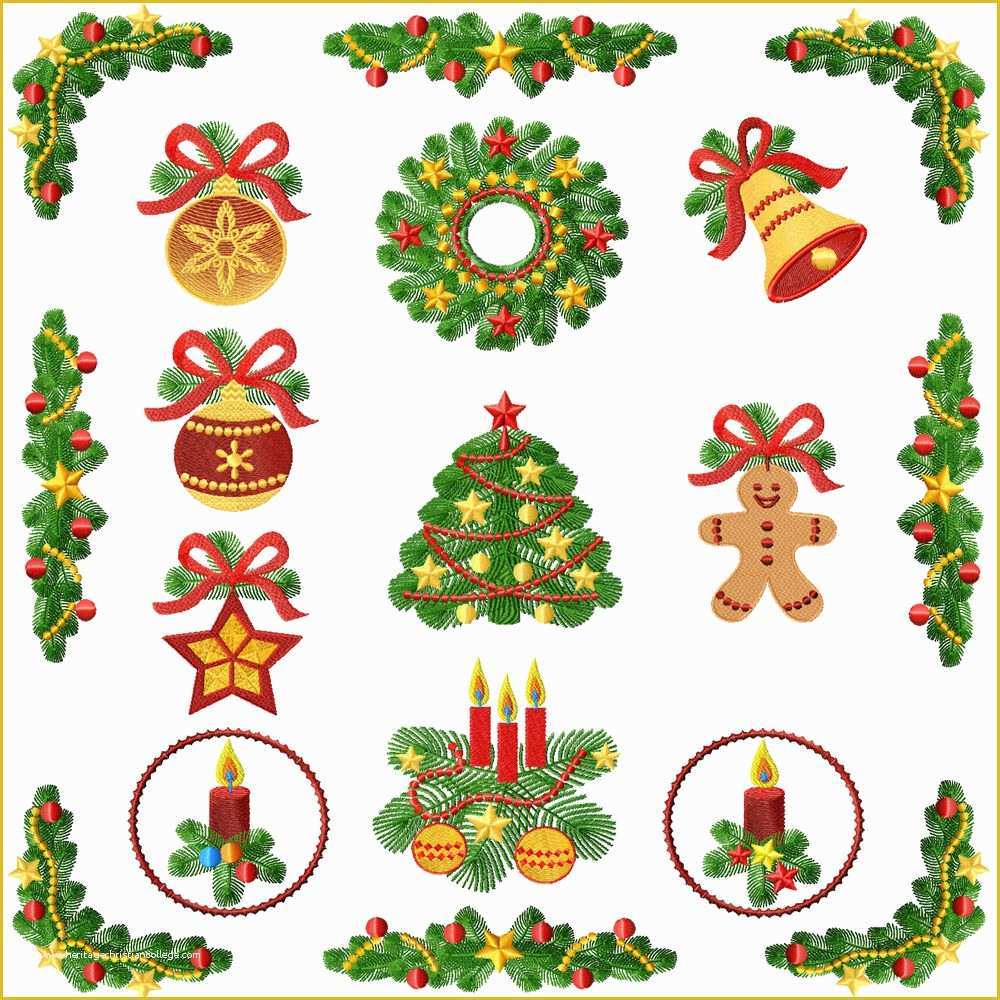 Free Christmas Applique Templates Of Christmas Tree Motifs Machine Embroidery Designs 5x7