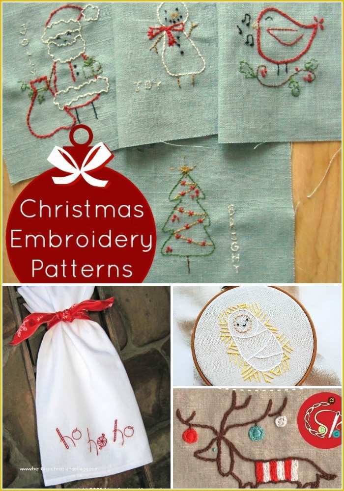 Free Christmas Applique Templates Of Free Christmas Embroidery Designs