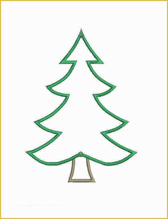 Free Christmas Applique Templates Of Instant Download Machine Applique Design Christmas Tree