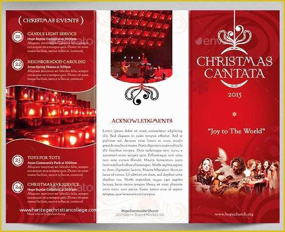 Free Christmas Brochure Templates Of Christmas Brochure Template Invitation Template