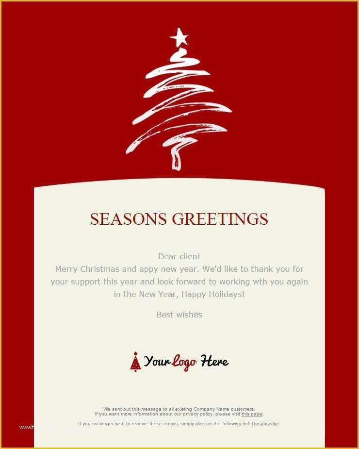 Free Christmas Card Templates for Email Of 104 20 Free Christmas and New Year Email Templates