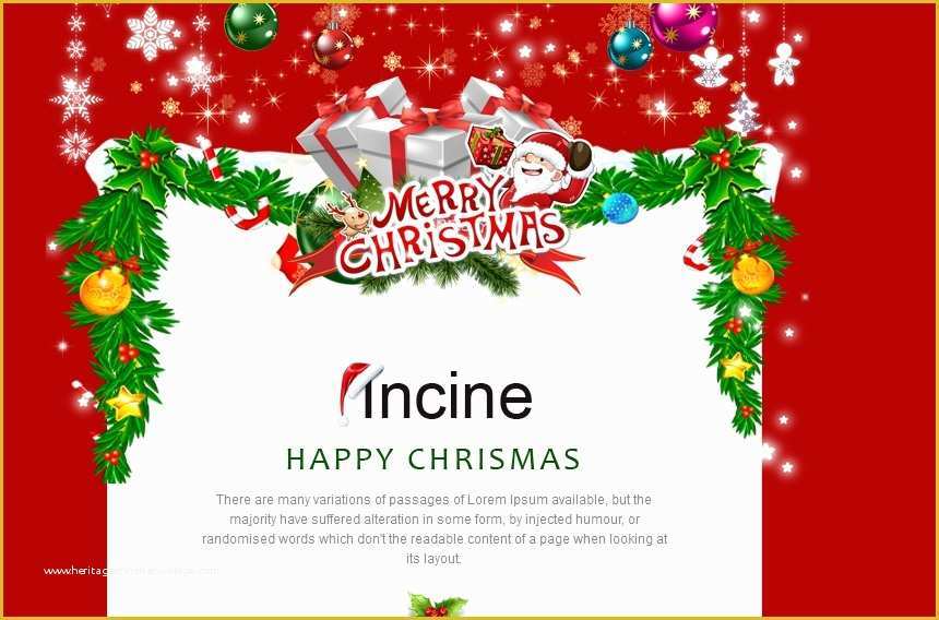 Free Christmas Card Templates For Email Of Christmas Newsletter 