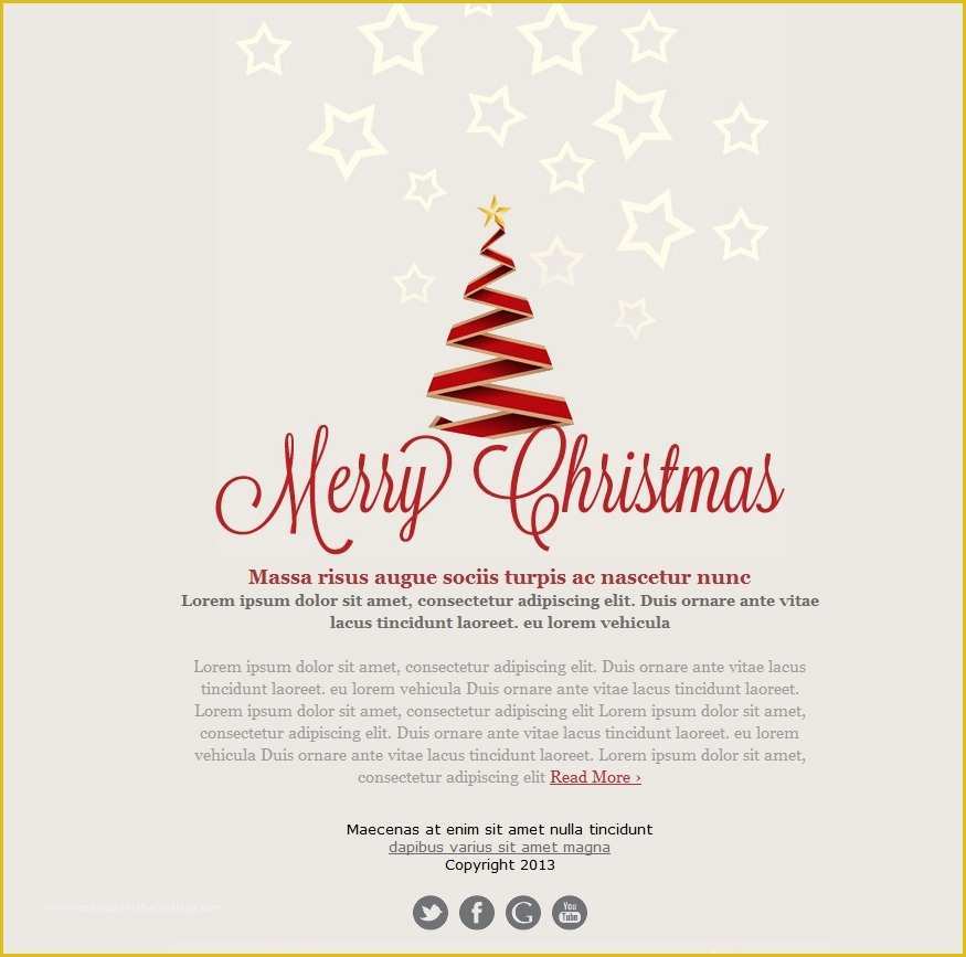 Free Christmas Card Templates for Email Of Email Christmas Card Template Invitation Template