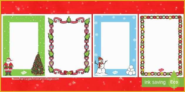 Free Christmas Card Templates with Picture Insert Of Editable A5 Christmas Card Insert Template Christmas