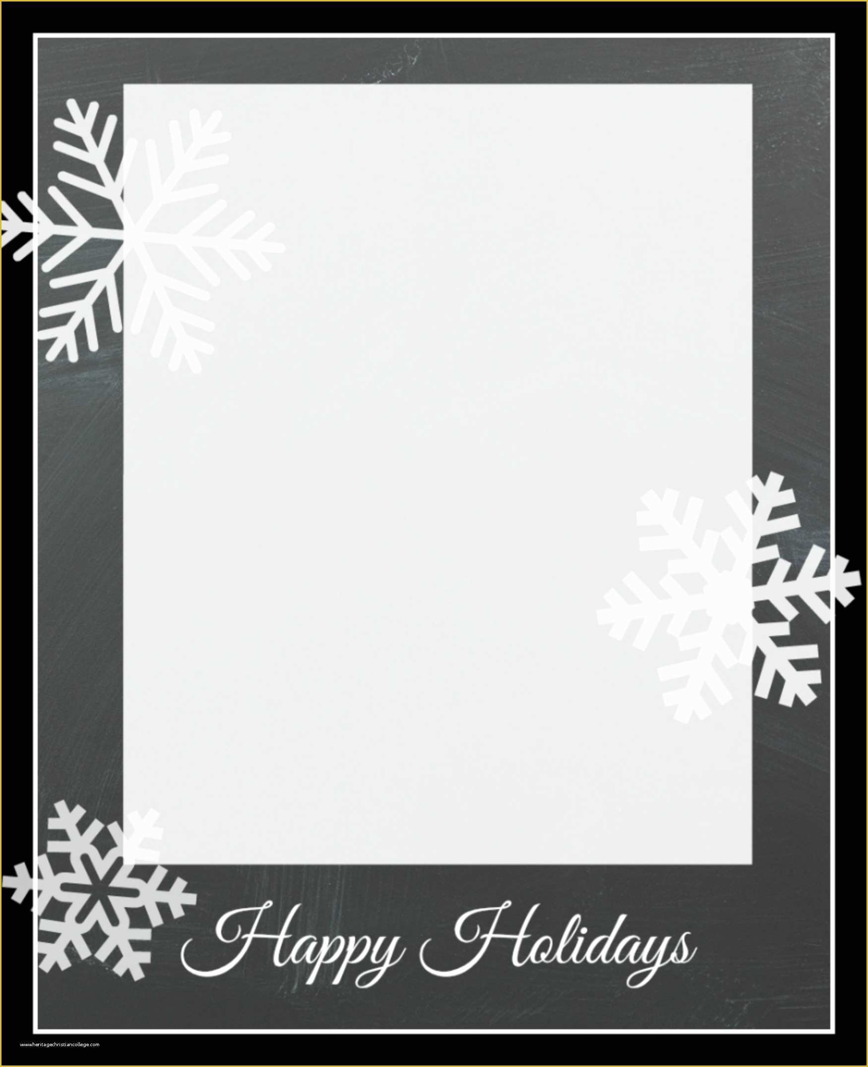 Free Christmas Card Templates with Picture Insert Of Free Christmas Card Templates Crazy Little Projects