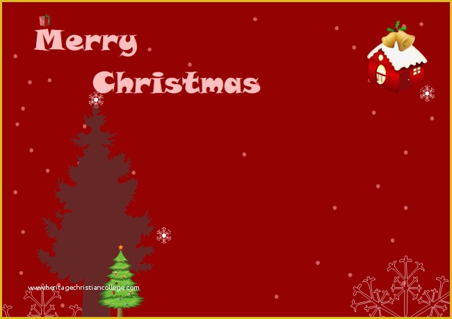 Free Christmas Card Templates with Picture Insert Of Free Vector and Printable Christmas Card Templates