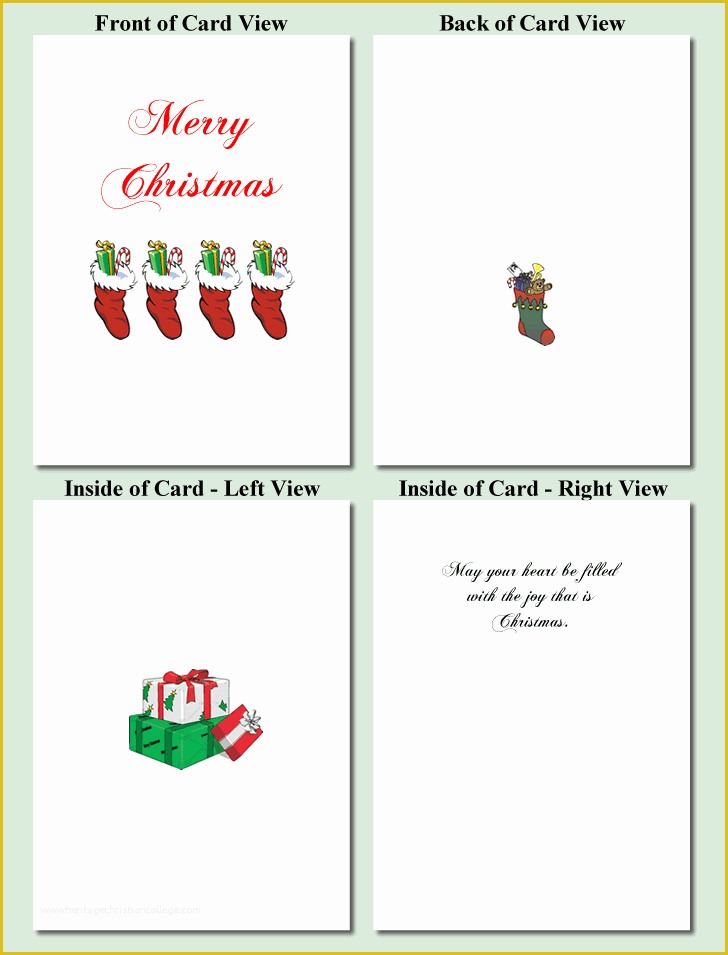 Free Christmas Card Templates with Picture Insert Of Printable Christmas Card Templates – Happy Holidays