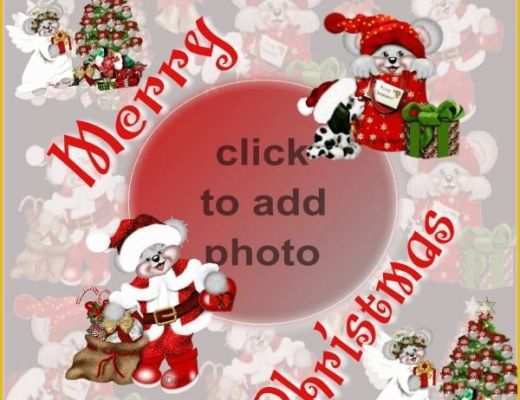 Free Christmas Card Templates with Picture Insert Of &quot;merry Christmas&quot; Card From Imikimi to Add Your