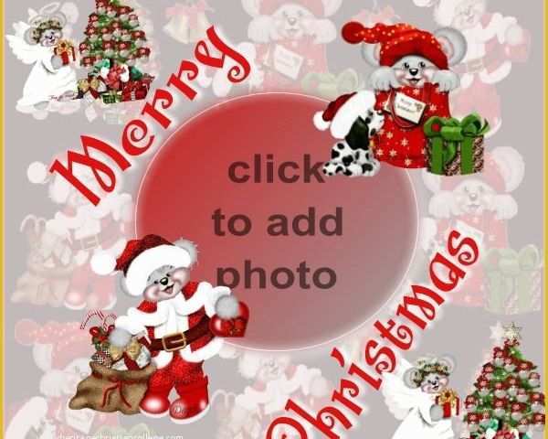 Free Christmas Card Templates with Picture Insert Of &quot;merry Christmas&quot; Card From Imikimi to Add Your