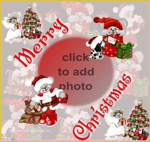44 Free Christmas Card Templates with Picture Insert