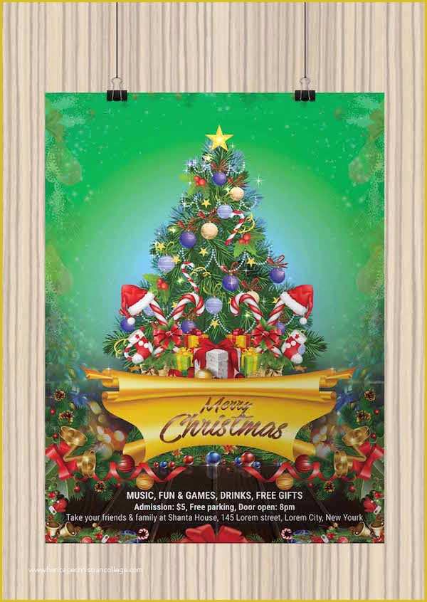 Free Christmas Flyer Design Templates Of 25 Best Free Christmas Flyer Templates Dzineflip