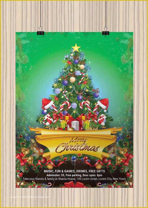 Free Christmas Flyer Design Templates Of 25 Best Free Christmas Flyer Templates Dzineflip