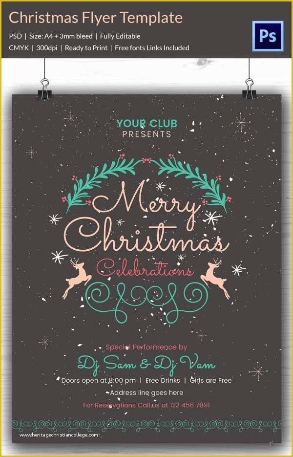 free-christmas-flyer-templates-microsoft-word-of-holiday-flyer