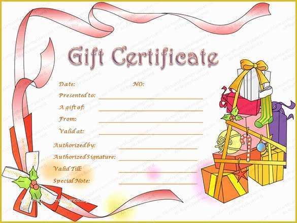 Free Christmas Gift Certificate Template Of 20 Christmas Gift Certificate Templates Word Pdf Psd