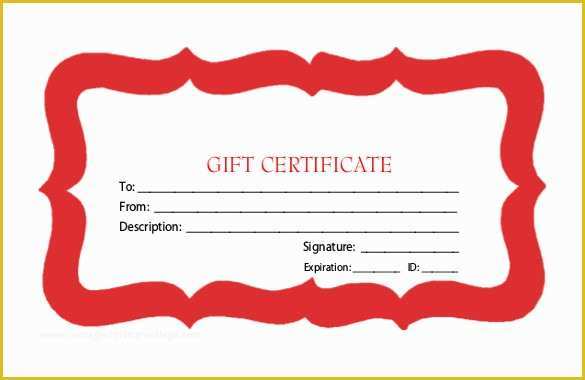 Free Christmas Gift Certificate Template Of 23 Holiday Gift Certificate Templates Psd