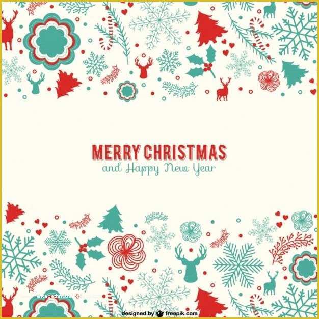 Free Christmas Greeting Card Templates Of 30 Free Christmas Greetings Templates &amp; Backgrounds
