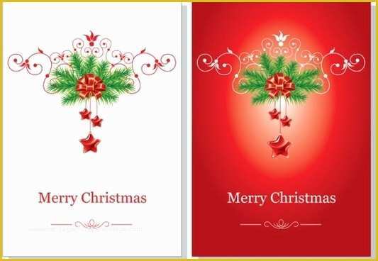 Free Christmas Greeting Card Templates Of Free Christmas Card Free Vector 18 071
