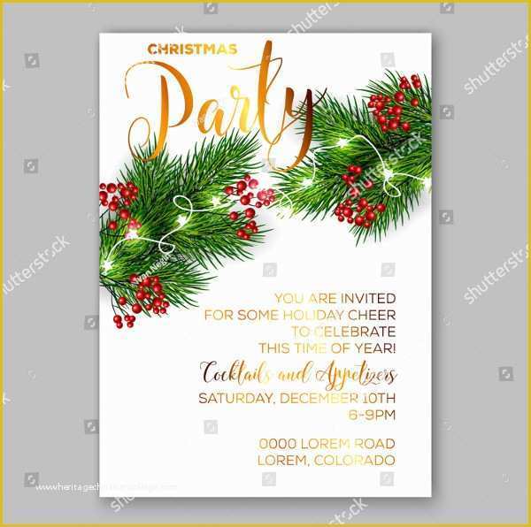 Free Christmas Invitation Download Templates Of 29 Christmas Invitation Templates Free &amp; Premium Download