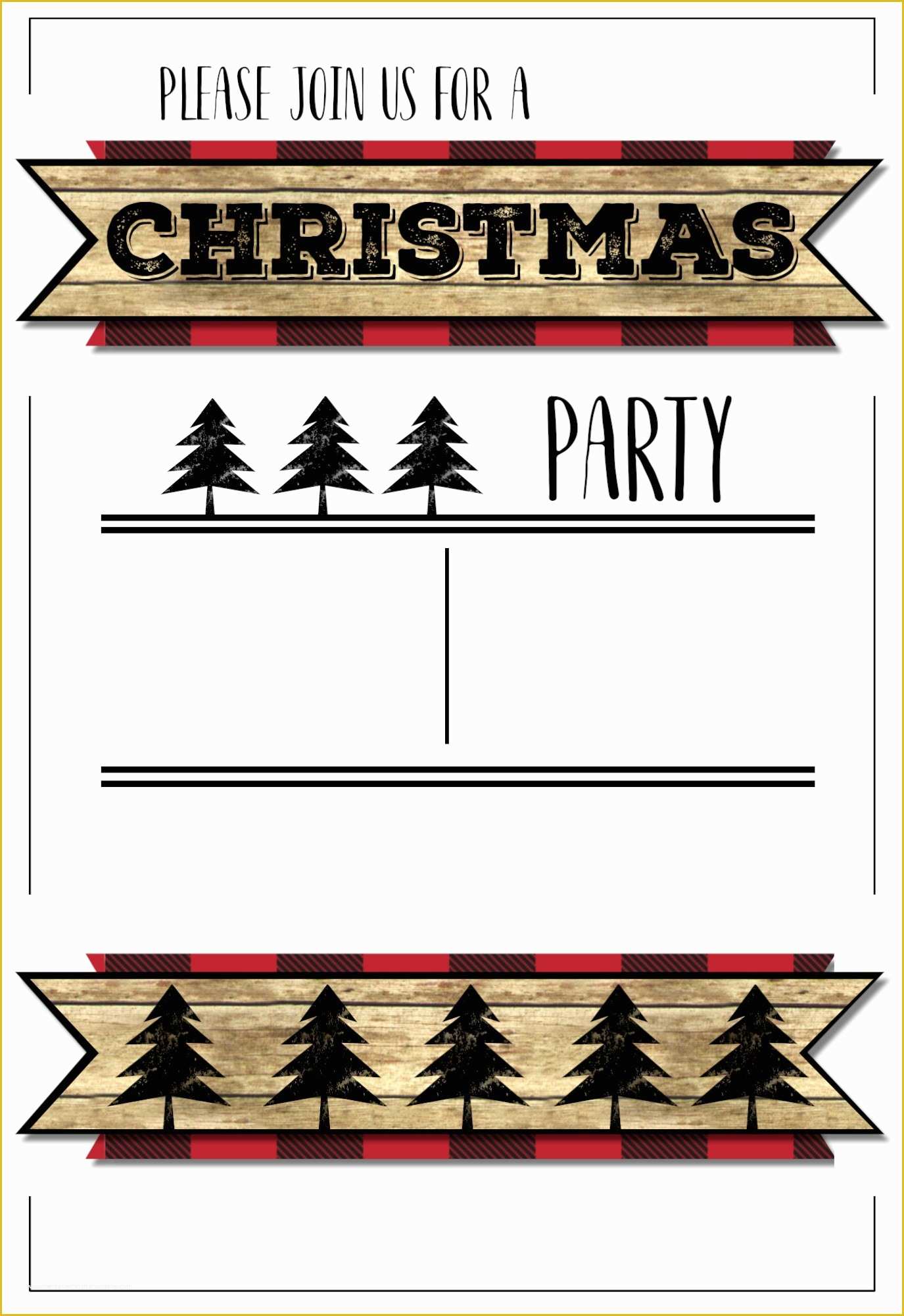 Free Christmas Invitation Templates Of Christmas Party Invitation Templates Free Printable