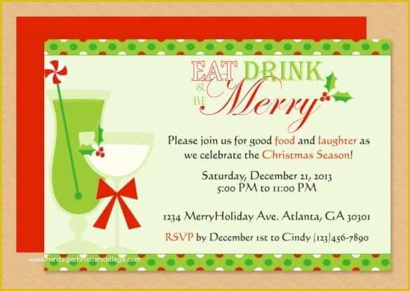 Free Christmas Invitation Templates Word Of Free Christmas Invitation Templates Word Invitation Template