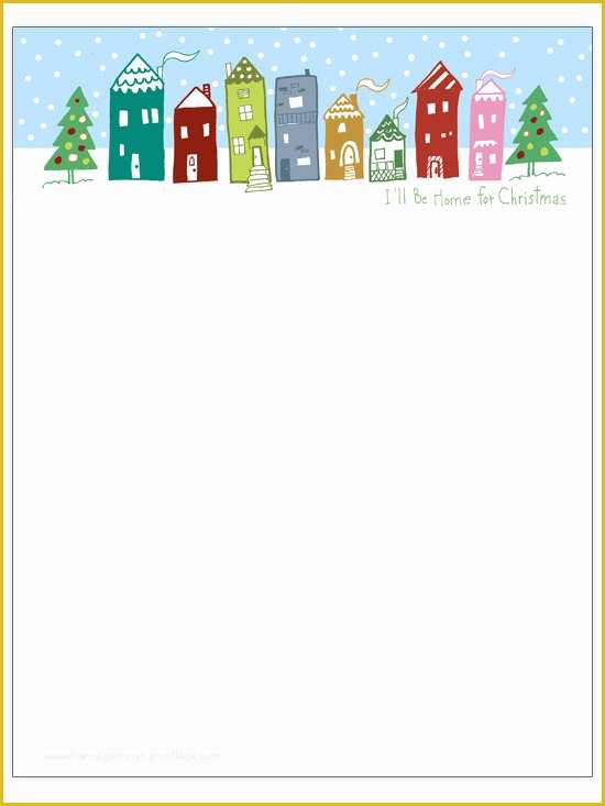 Free Christmas Letter Templates Microsoft Word Of Christmas Letter Templates to for Free Engaged